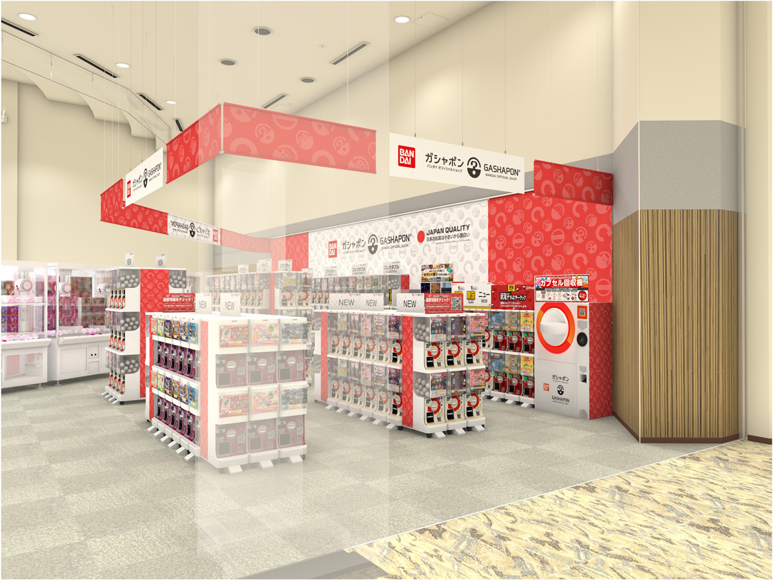 『ガシャポンバンダイオフィシャルショップ』成田HUMAXシネマズ店 オープン！